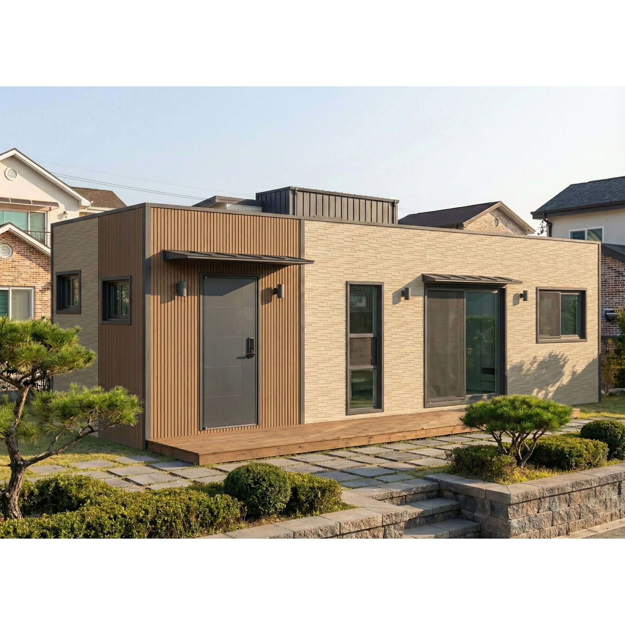 첨단디자인하우스 모듈러주택 이동식주택 체류형쉼터 이동형주택 농막 쉼터 I AP-0 상세 이미지 2