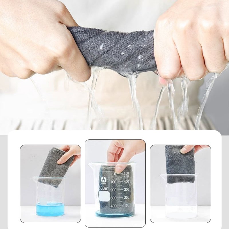 록신 극세사 빨아쓰는 행주 다용도 주방롤타올 30매 30cm, 그레이, 1개할인 상세 이미지 2