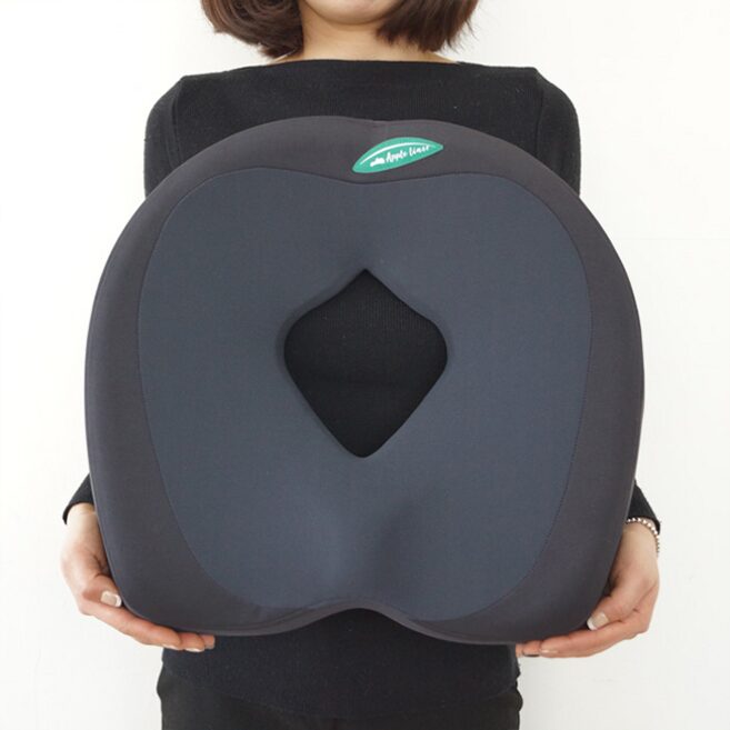 바른자세 고기능성 애플라이너 애플방석, 네이비, 1개