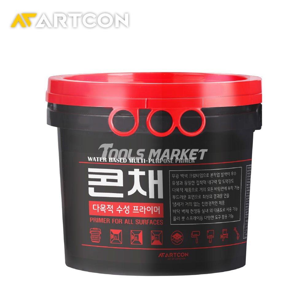 콘채 노출 콘크리트 마감재 라이트그레이 프라이머 코팅제 세트 상품, 라이트그레이15kg+프라이머+코팅제+롤러 상세 이미지 1