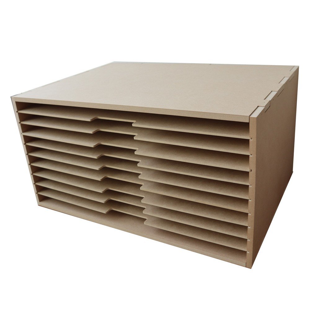 미가데코 diy mdf a2용지 5단 10단 서류함 서류정리함 지류보관함, mdf a 상세 이미지 1
