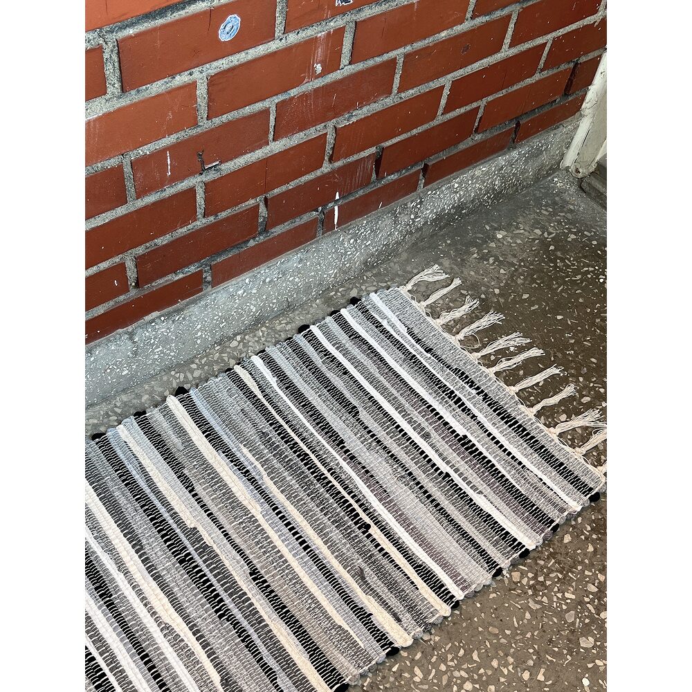 그린써스트 SCRAP RUG 빈티지 미니 침대 인테리어 러그 카페트, 그레이 상세 이미지 1
