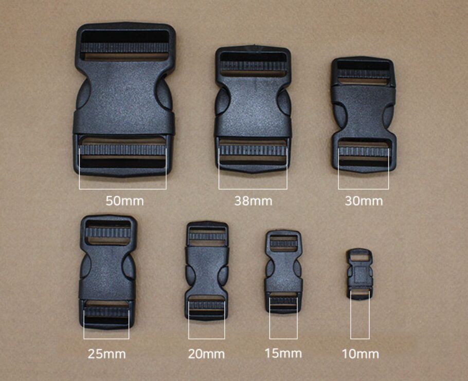 플라스틱 벨트 버클 50mm, 블랙, 5개 상세 이미지 2