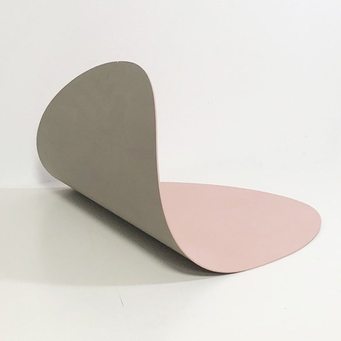 르엔미 조약돌 양면 방수 가죽 테이블매트, 블루, 42.5 x 33.5 cm, 1개 상세 이미지 1