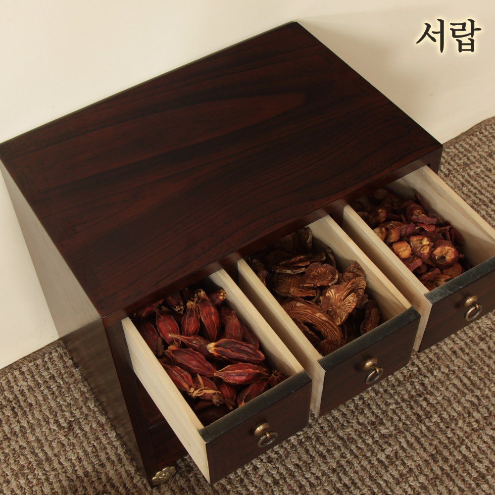 오동아트 9칸 미니약장 약장 고가구 서랍장 엔틱 원목 상세 이미지 2